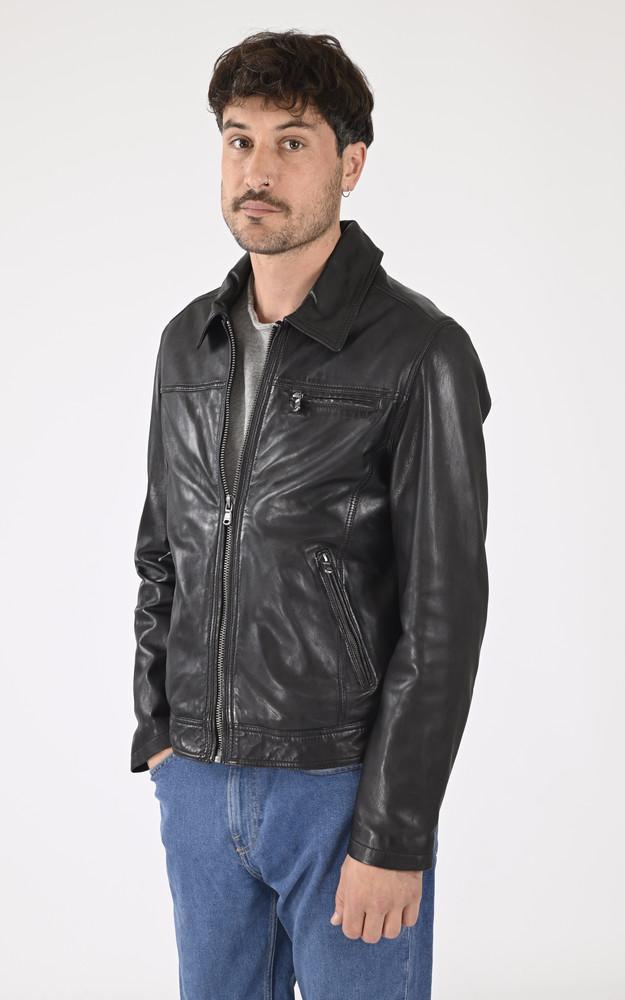 La Canadienne Blouson Major Cuir Noir