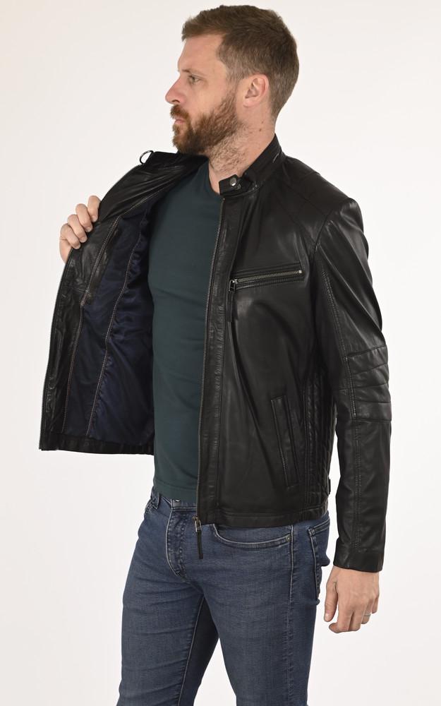 La Canadienne Blouson Motard Cuir Noir