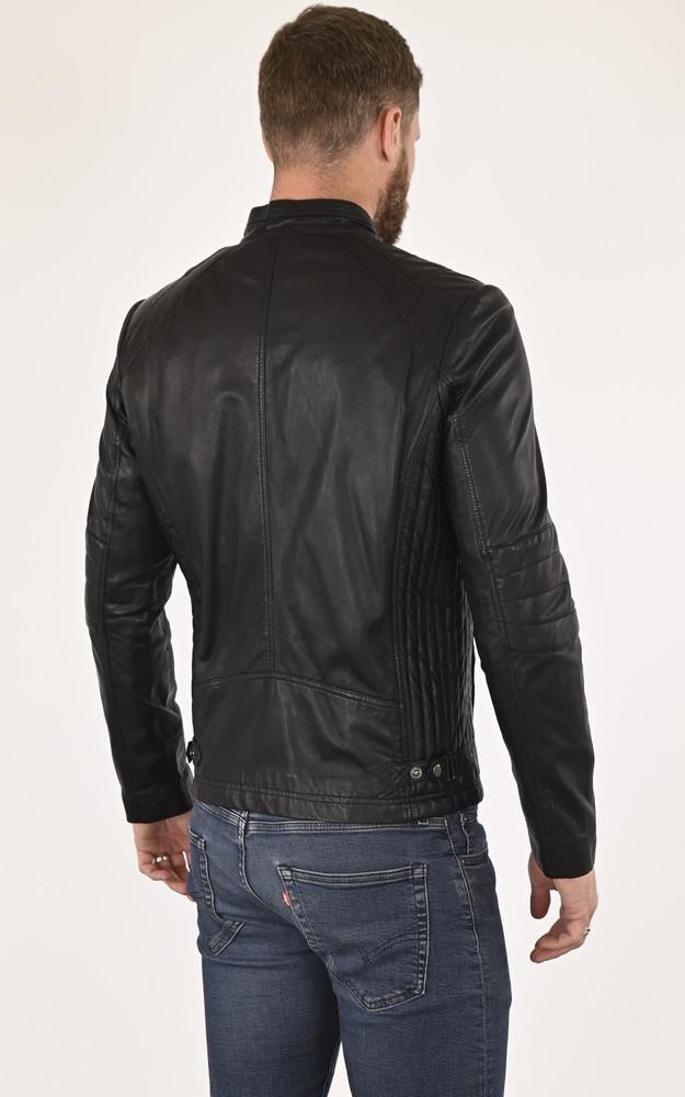La Canadienne Blouson Motard Cuir Noir