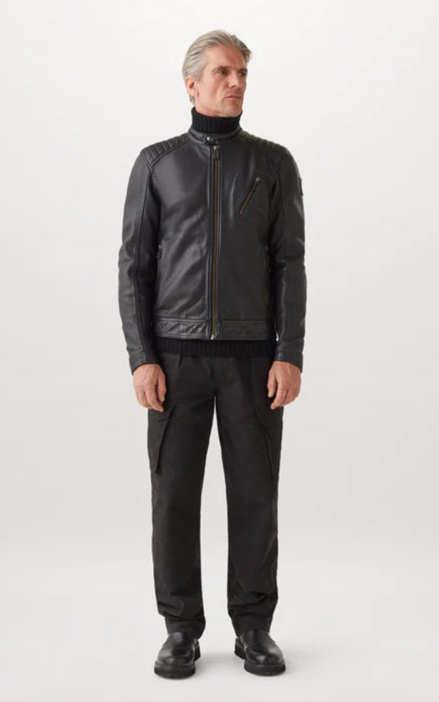 La Canadienne Blouson Motard Cuir Noir