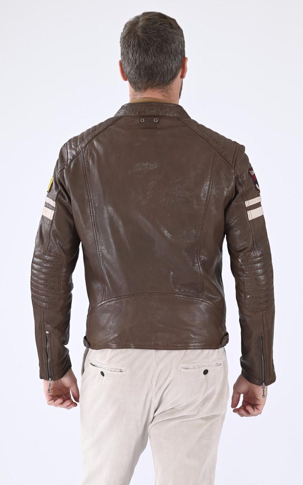 La Canadienne Blouson Motard Limerock Marron