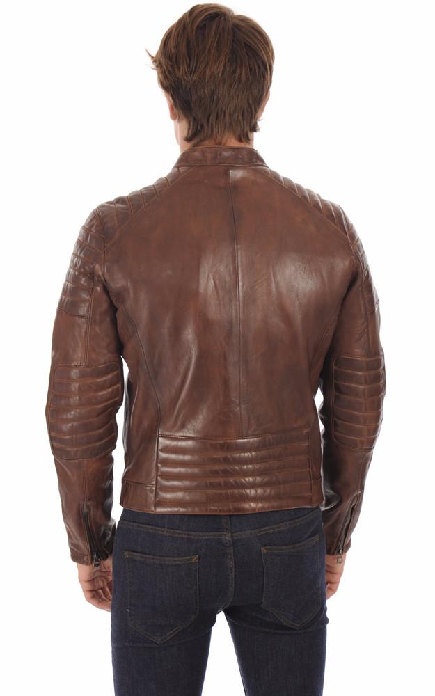 La Canadienne Blouson Motard Starget Marron
