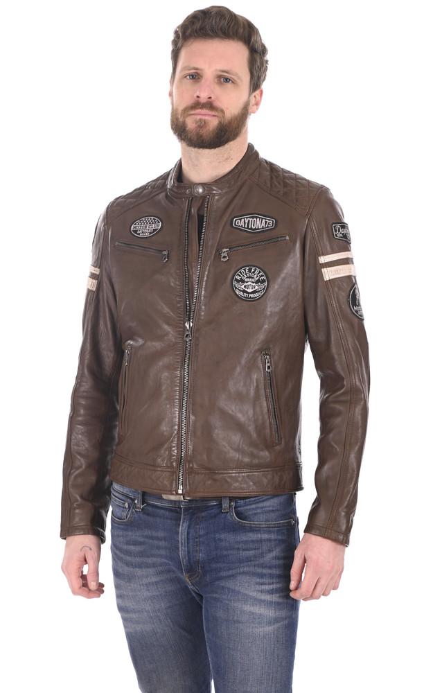 La Canadienne Blouson Motard Walker Marron