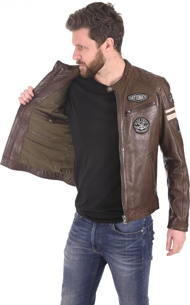La Canadienne Blouson Motard Walker Marron