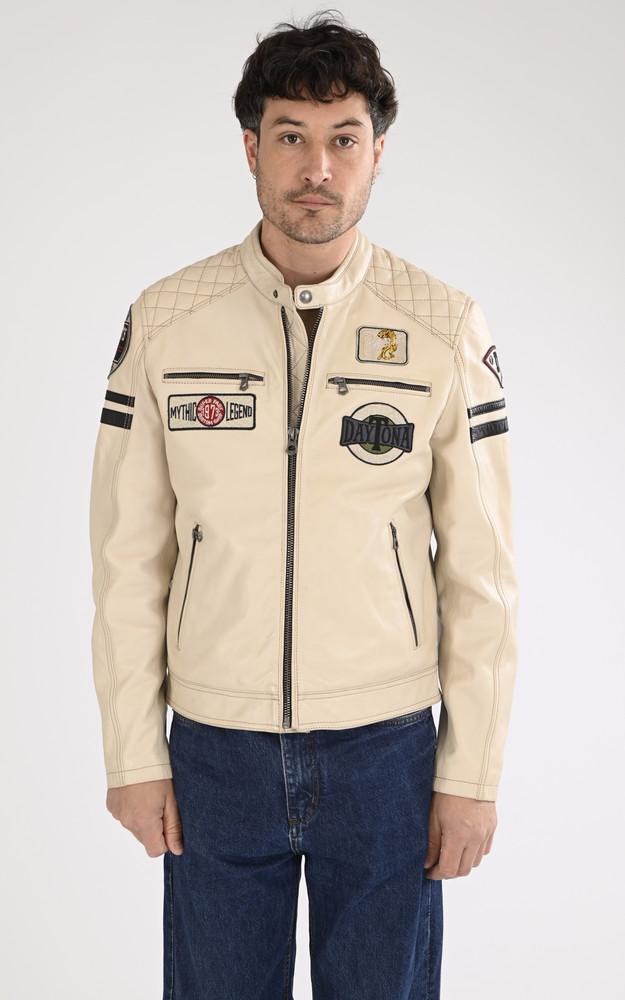 La Canadienne Blouson Motard Walkor Blanc