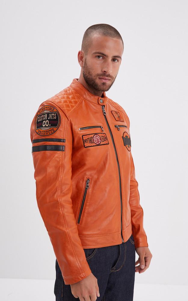 La Canadienne Blouson Motard Walkor Orange