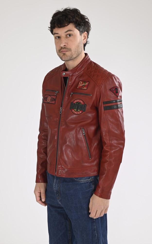 La Canadienne Blouson Motard Walkor Rouge
