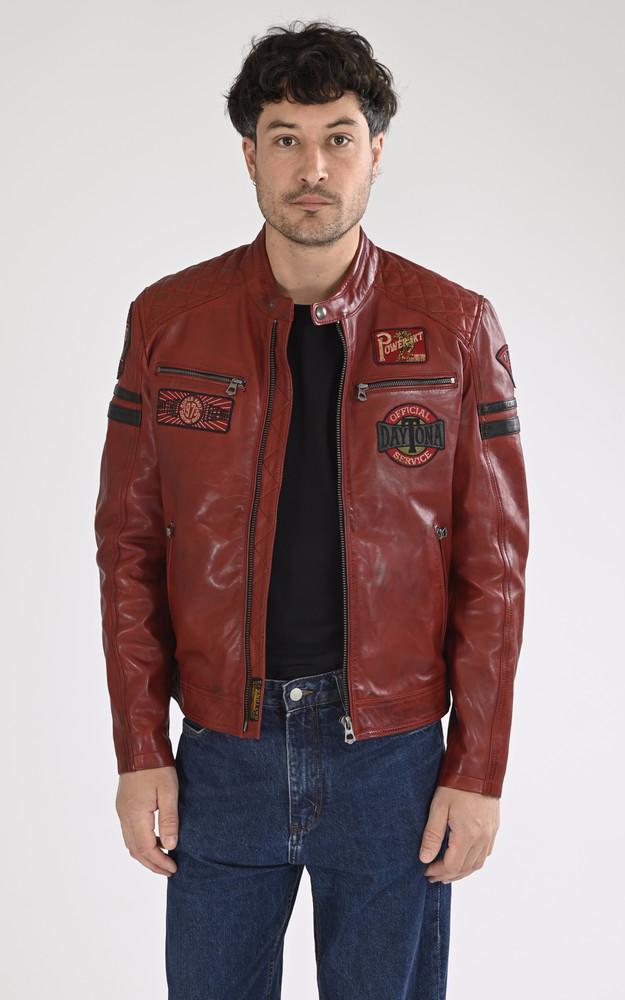 la canadienne Blouson motard Walkor rouge