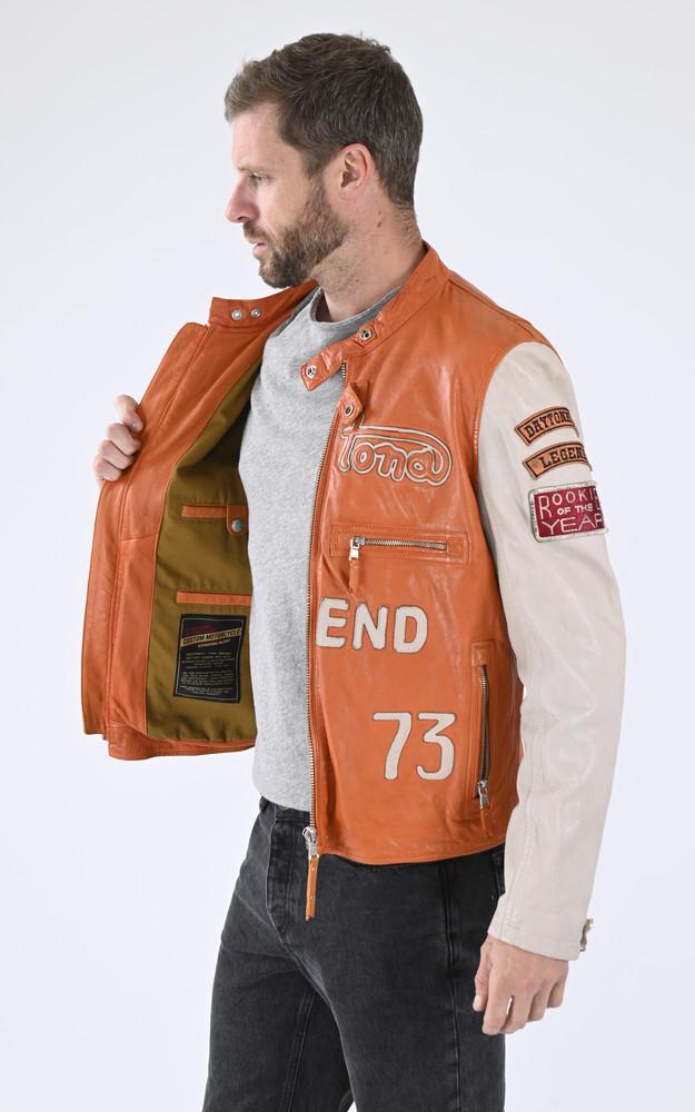 La Canadienne Blouson Moto Rapid Orange