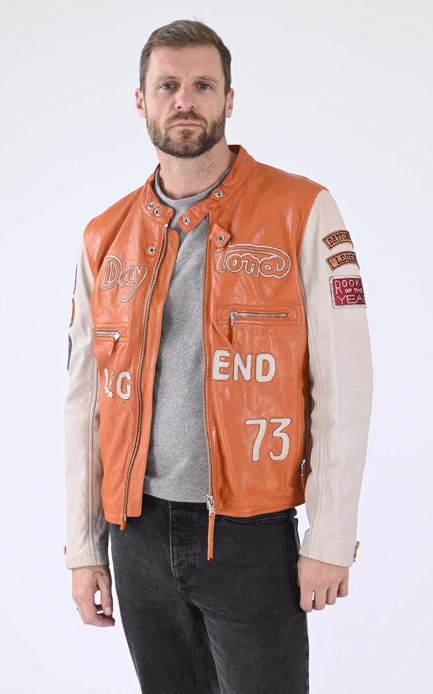 la canadienne Blouson moto Rapid orange