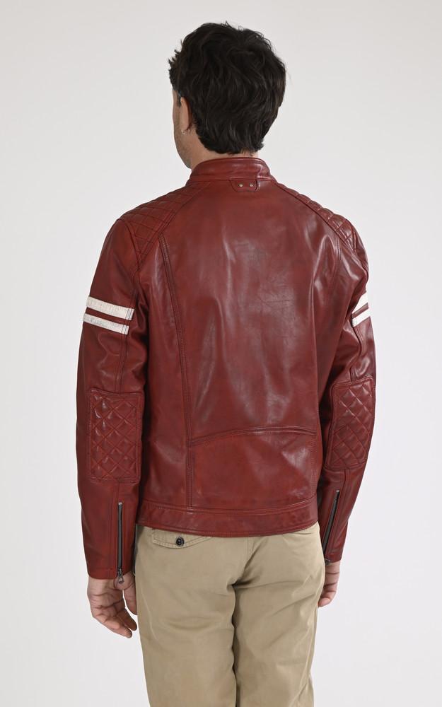 La Canadienne Blouson Moto Spencer Rouge