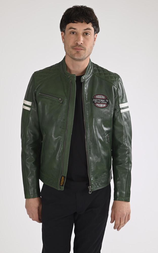 la canadienne Blouson moto Spencer vert