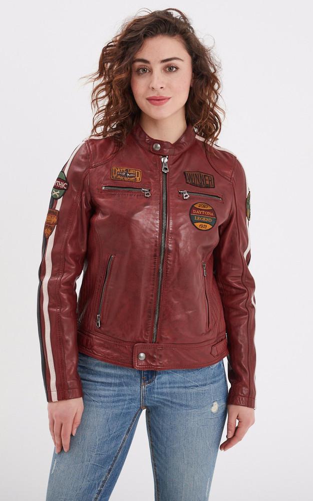 la canadienne Blouson moto Wartbugy bordeaux