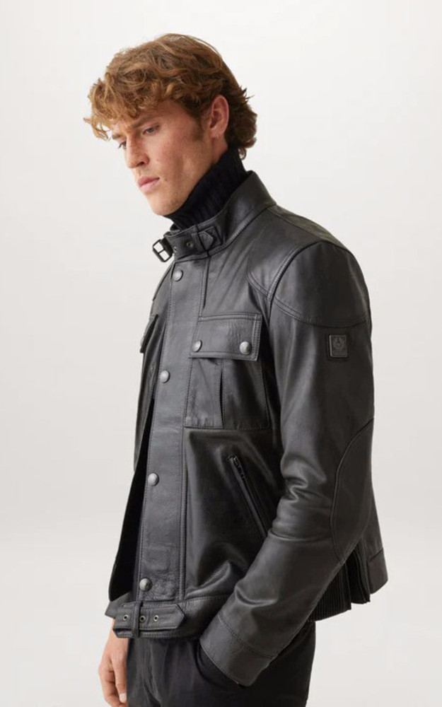 La Canadienne Blouson Multipoches Cuir Noir