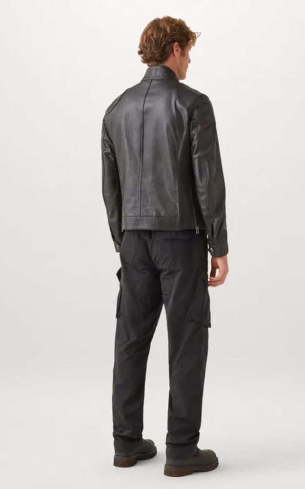 La Canadienne Blouson Multipoches Cuir Noir