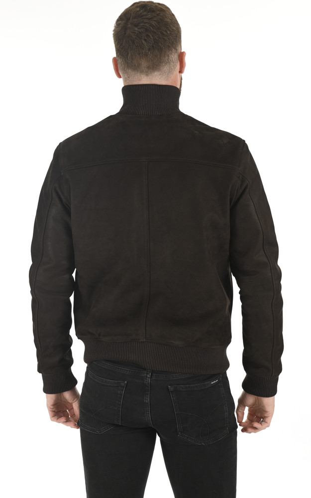 La Canadienne Blouson Nubuck Paros Marron