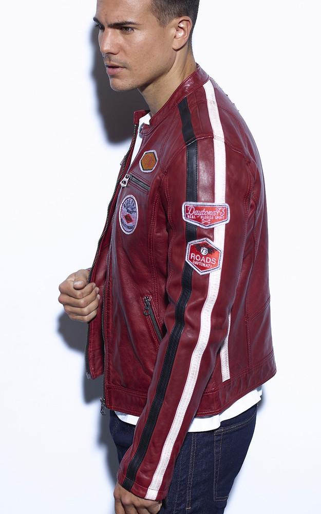 La Canadienne Blouson Oliver Rouge