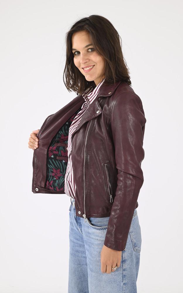 La Canadienne Blouson Olympe Burgundy