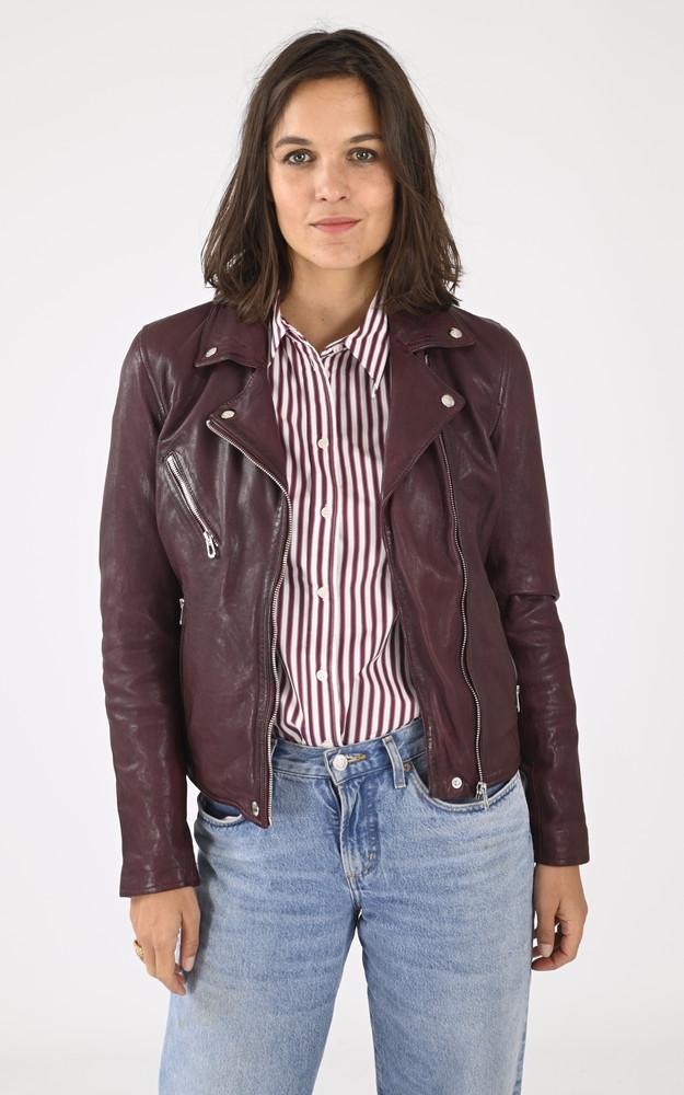 la canadienne Blouson Olympe Burgundy