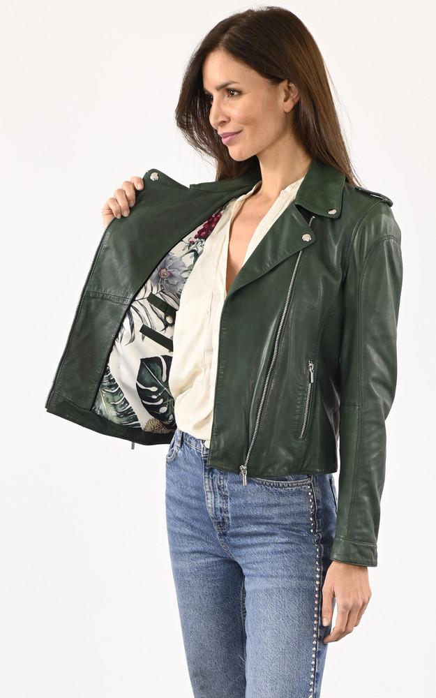 La Canadienne Blouson Paloma Vert Bouteille