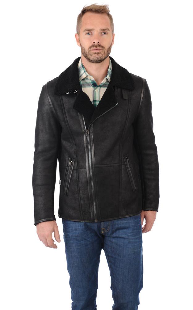 La Canadienne Blouson Peau Lainée Style Perf'