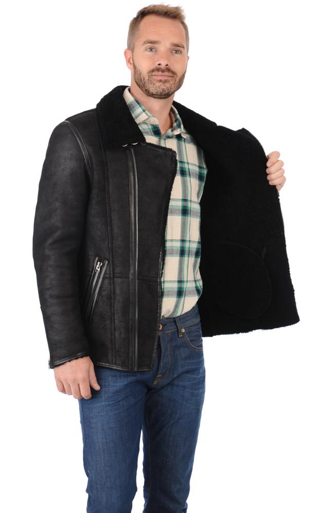 La Canadienne Blouson Peau Lainée Style Perf'