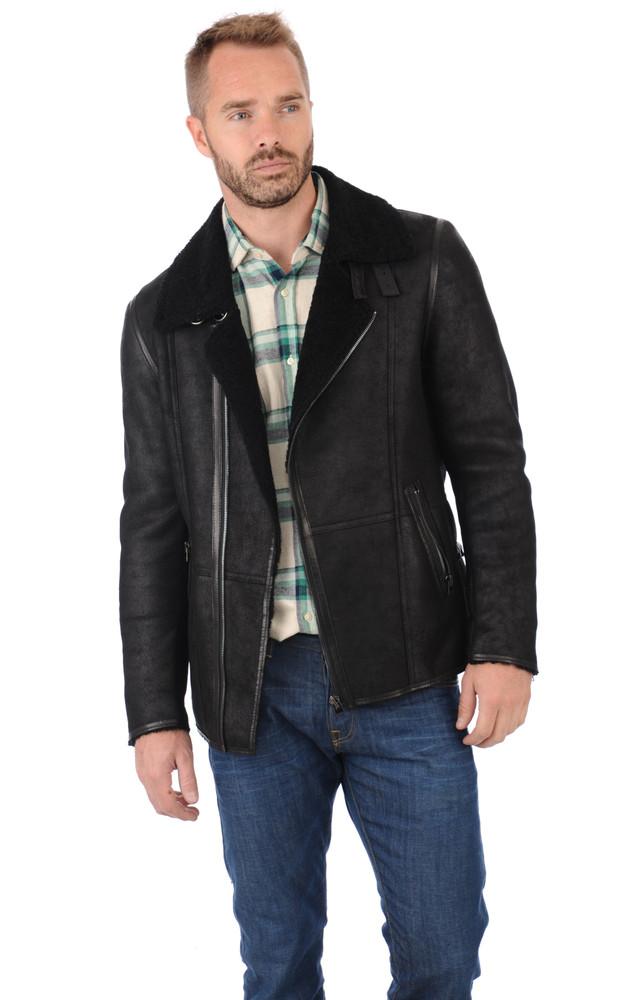 la canadienne Blouson Peau Lainée Style Perf'