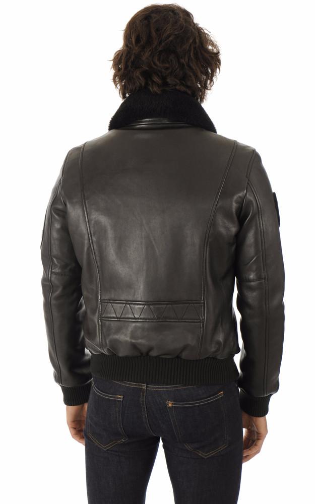 La Canadienne Blouson Pilote Cuir Rafal Black