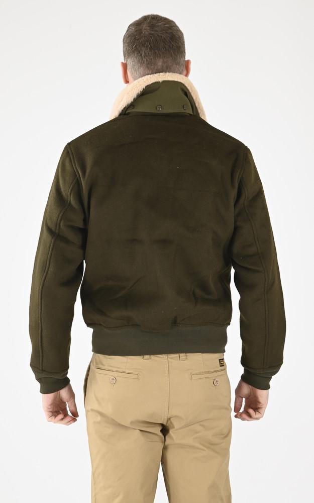 La Canadienne Blouson Pilote Laine Airguard Kaki