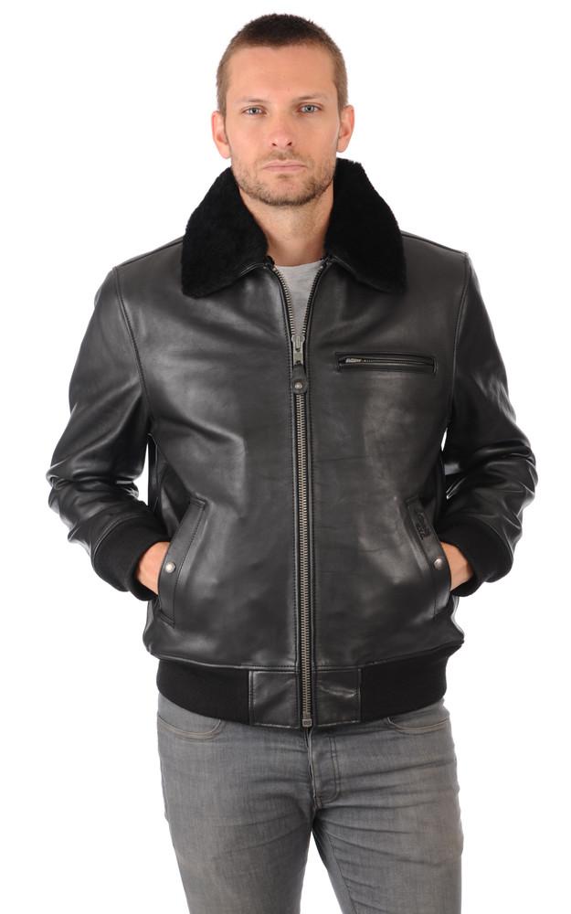 La Canadienne Blouson Pilote LC1380 Noir