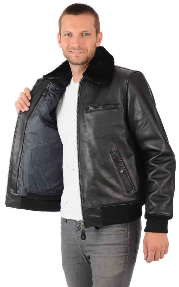 La Canadienne Blouson Pilote LC1380 Noir
