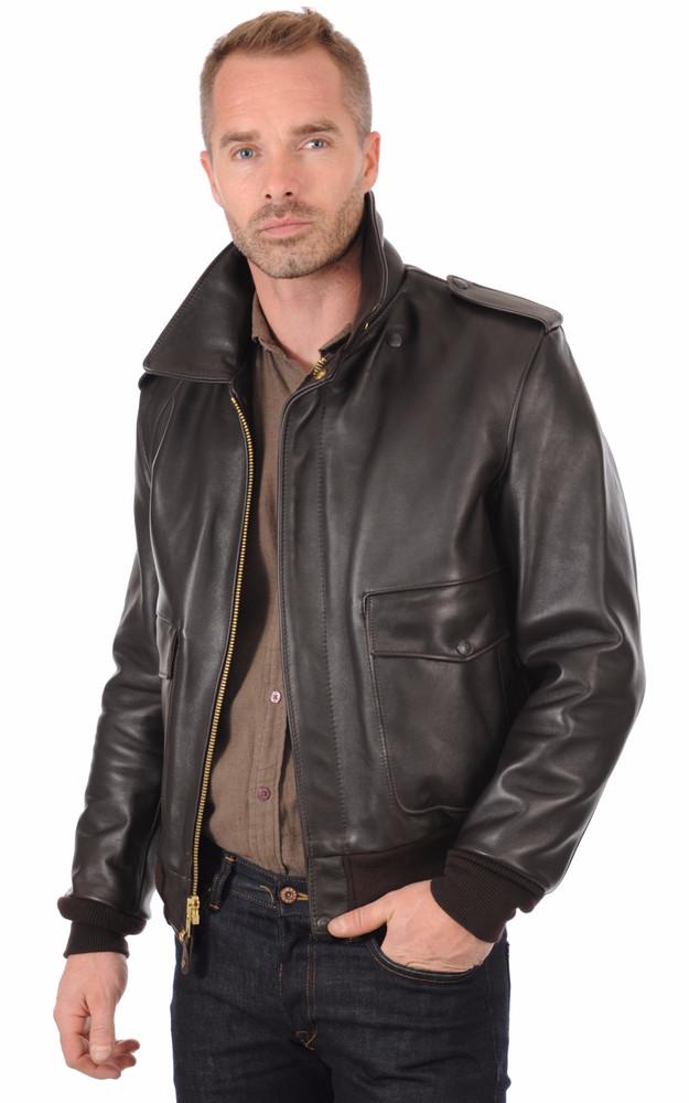 La Canadienne Blouson Pilote Marron 184SM