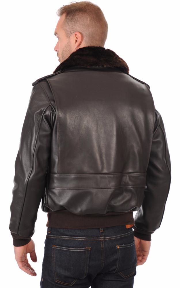La Canadienne Blouson Pilote Marron 184SM