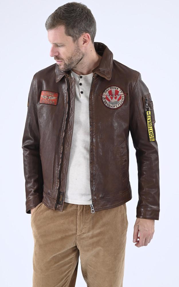 La Canadienne Blouson Pilote Waterford Cognac