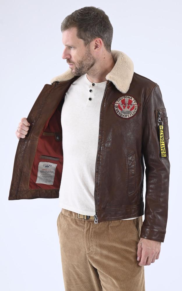 La Canadienne Blouson Pilote Waterford Cognac