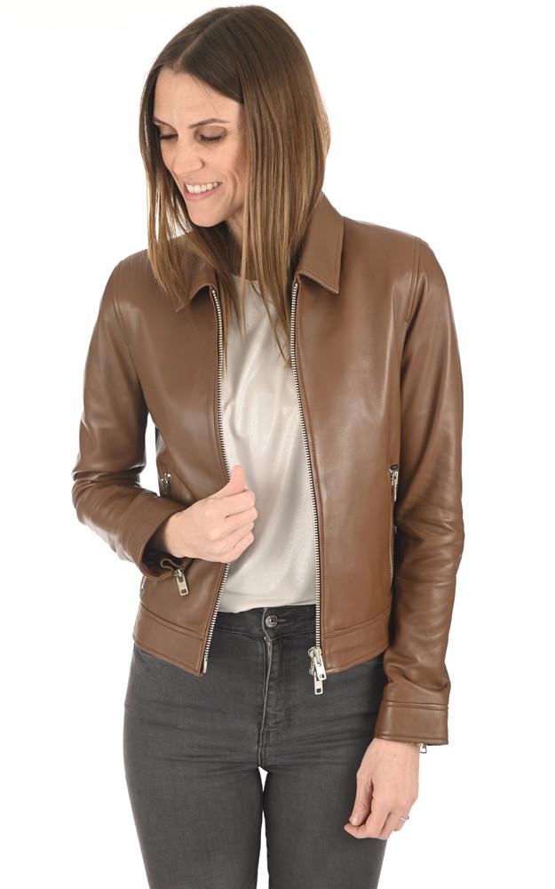 La Canadienne Blouson Random Girl Cognac