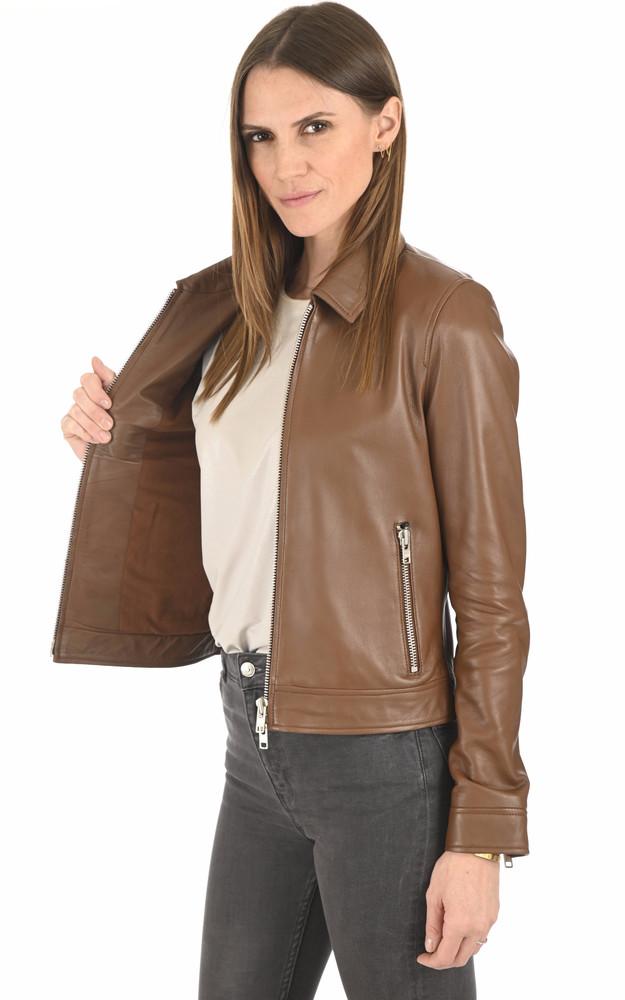 La Canadienne Blouson Random Girl Cognac