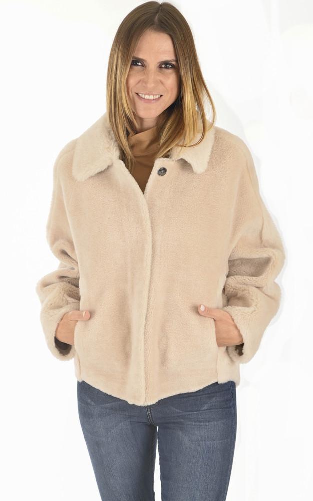 La Canadienne Blouson Réversible Hélène Beige
