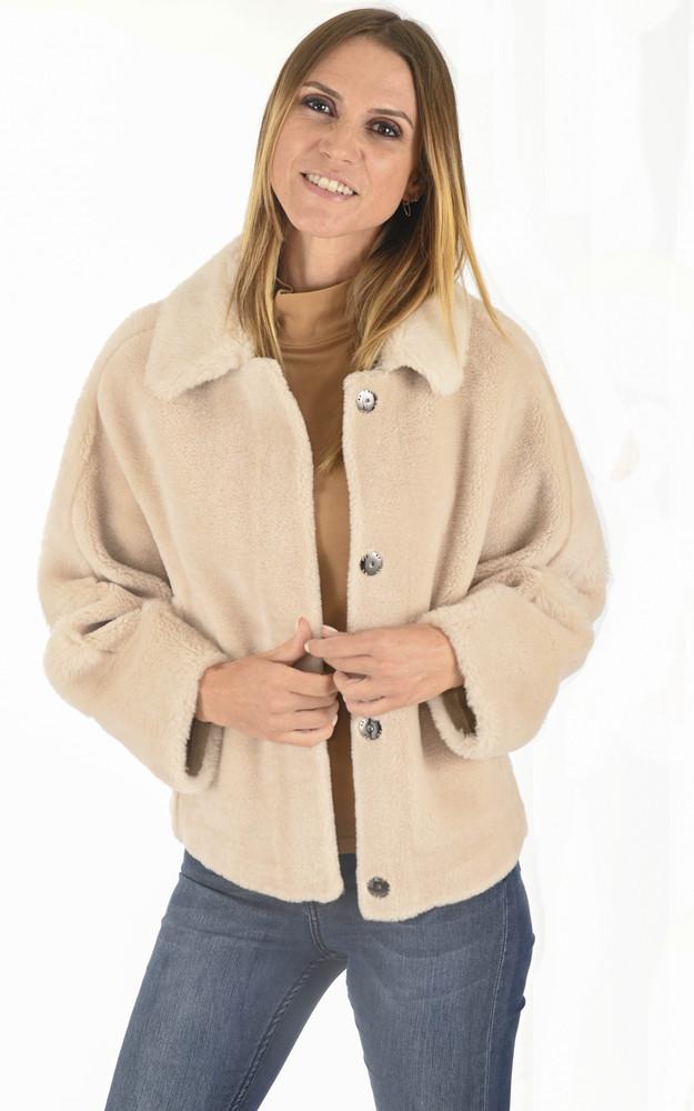 la canadienne Blouson réversible Hélène beige