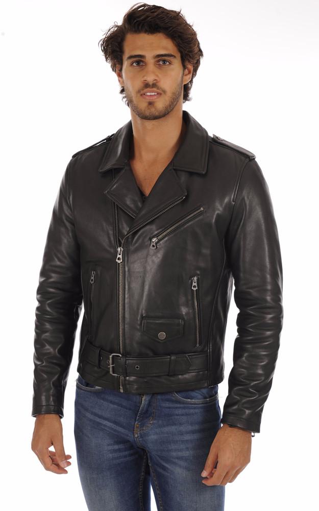La Canadienne Blouson Rick Vachette Noir