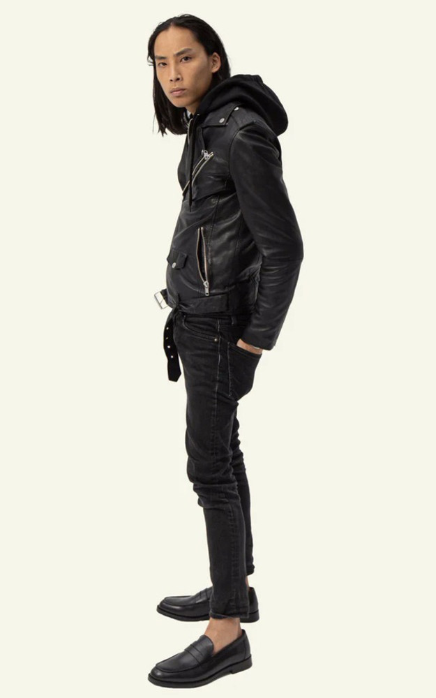 La Canadienne Blouson Rocker Hood Noir