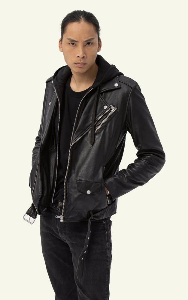 la canadienne Blouson Rocker Hood noir