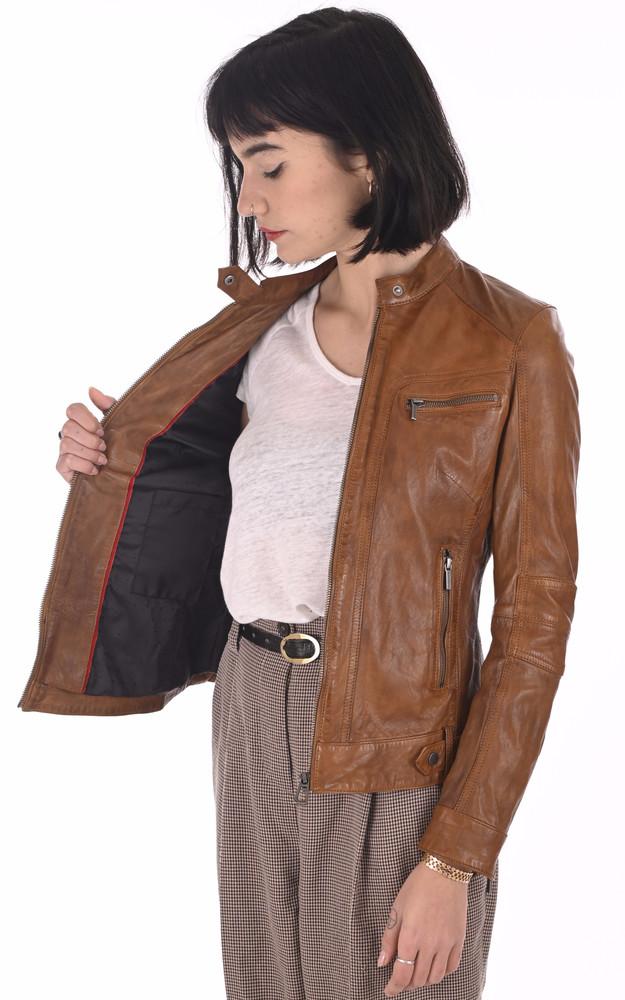 La Canadienne Blouson Silene Cognac