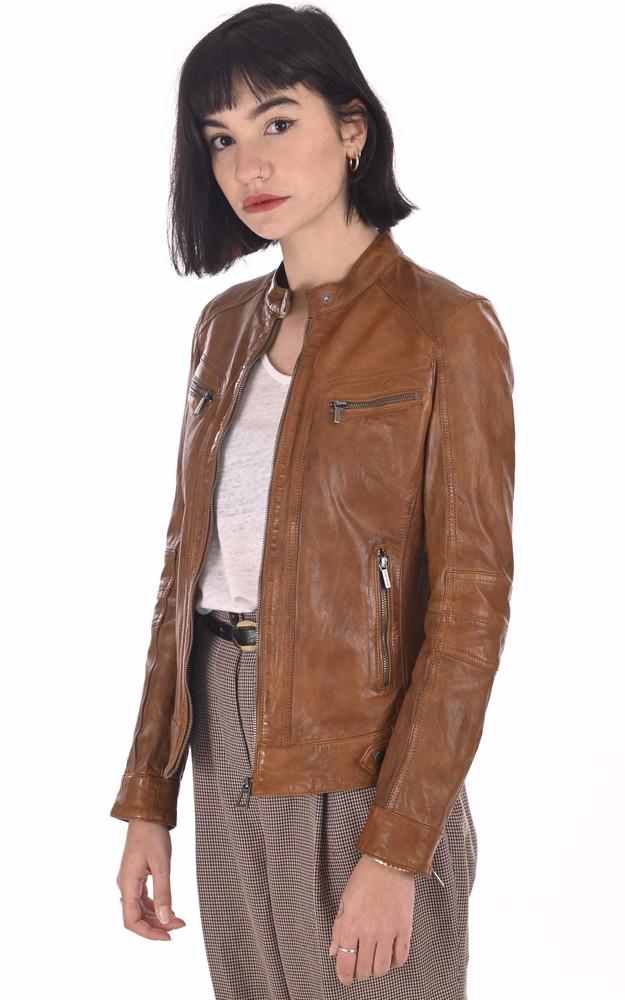 la canadienne Blouson Silene cognac