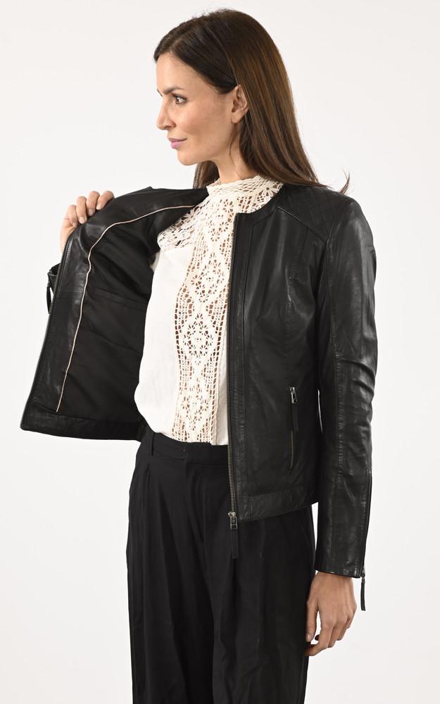 La Canadienne Blouson Spencer Cuir Femme