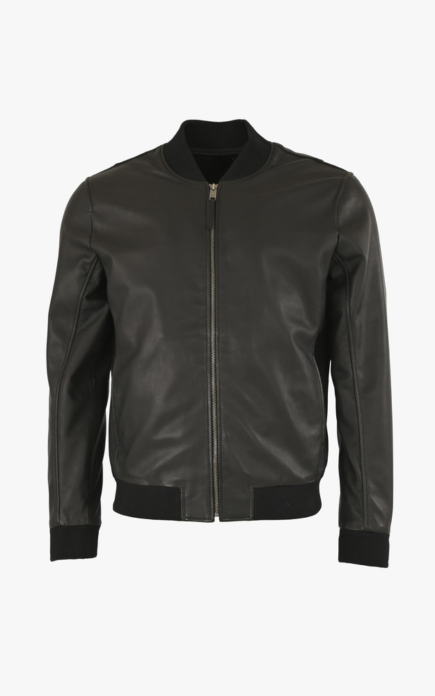 La Canadienne Blouson Teddy Cuir Noir