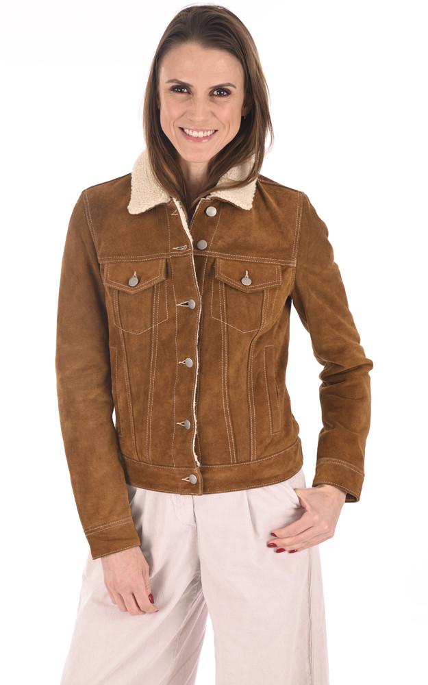 La Canadienne Blouson Trucky Nubuck Cognac
