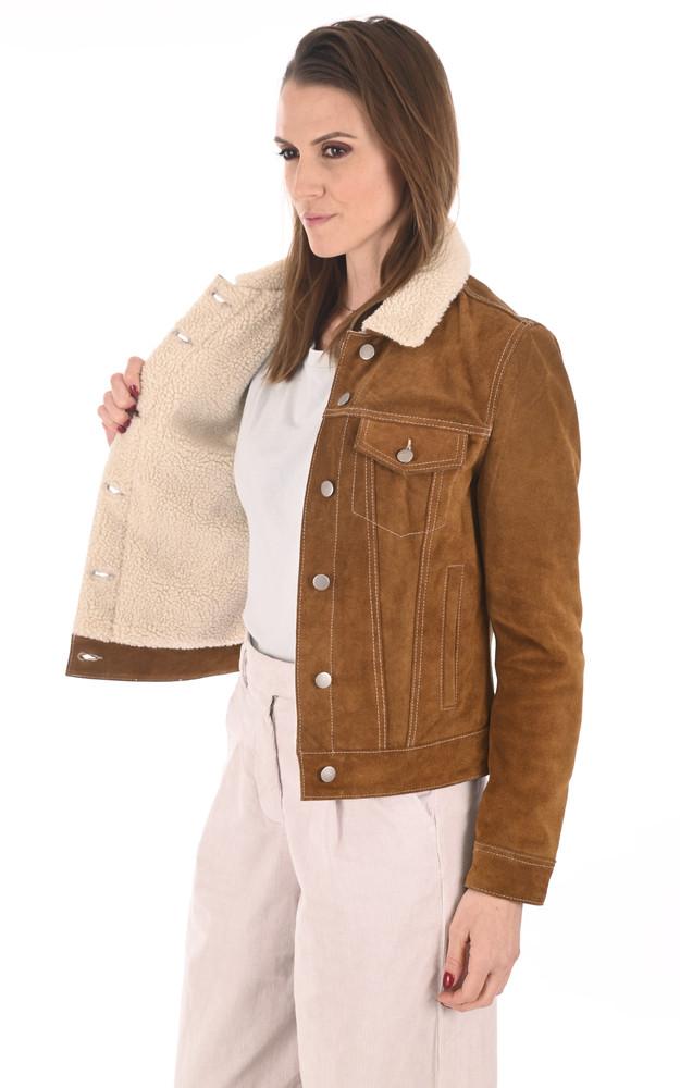 La Canadienne Blouson Trucky Nubuck Cognac