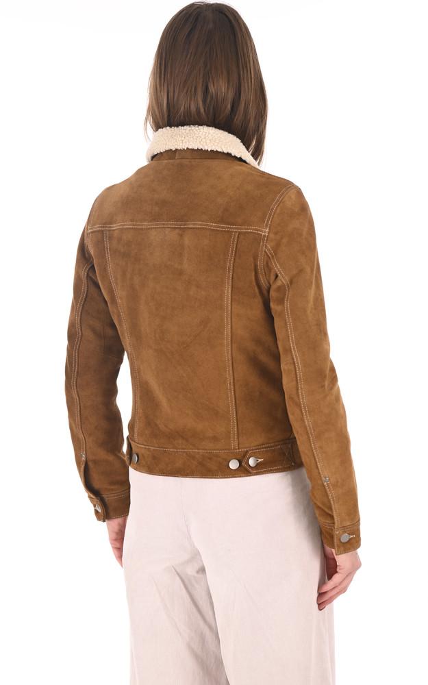 La Canadienne Blouson Trucky Nubuck Cognac