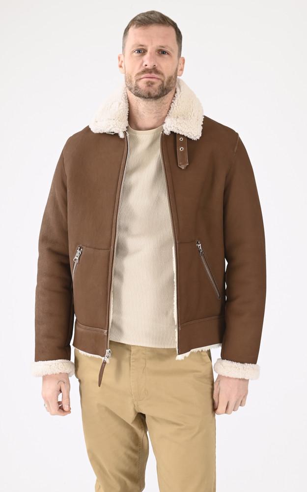 la canadienne Blouson Velours Lcb100s marron